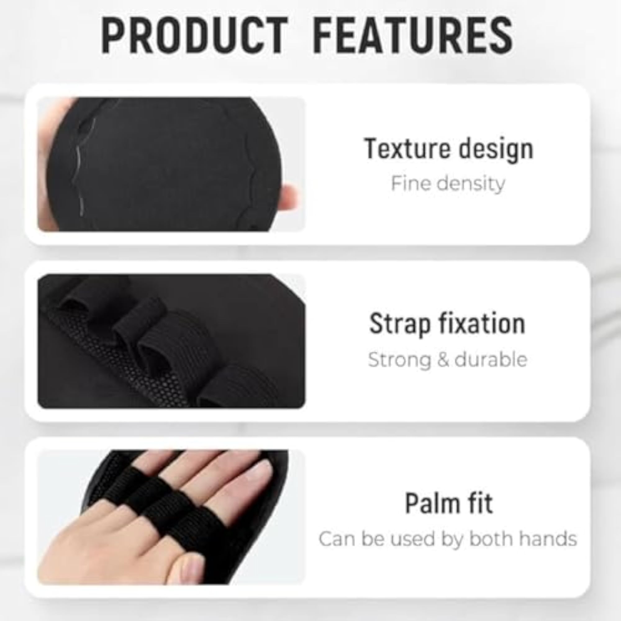 2x Exfoliating Gloves Body Scrubber, Smooth Skin