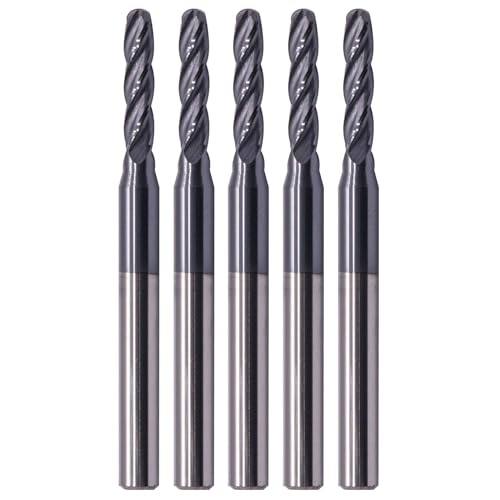 Fraise à bout sphérique 4 cannelures hélix 30° carbure BestParts AlTiN lot de 5