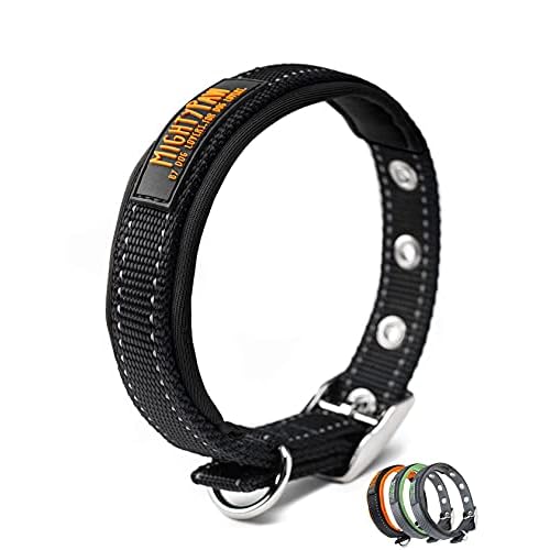 Mighty Paw Ultra Soft Dog Collar - All-Metal Adjustable Buckle for Large and Small Dogs - Super Soft Neoprene Padding for Ultimate Comfort - Heavy-Duty Hardware for Long Lasting Durability G