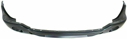 Miniatura 8 de Parachoques delantero de acero cromado con soportes + cenefa inferior imprimada + luces antiniebla lado derecho e izquierdo de repuesto directo para