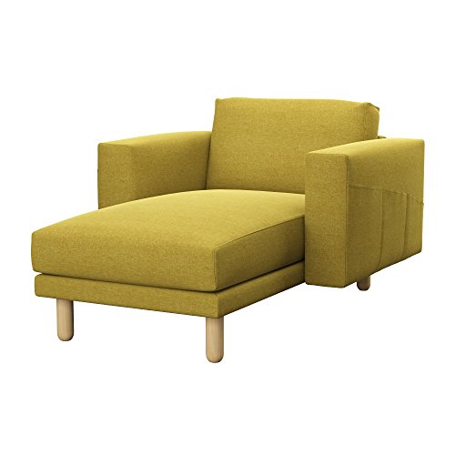 Soferia - IKEA NORSBORG Funda para chaiselongue, Classic Dark Yellow