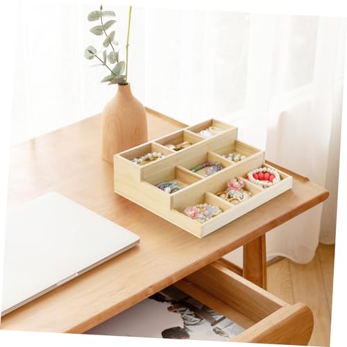 Étui à bijoux compact en bois pour éviter les nœuds de colliers - 5