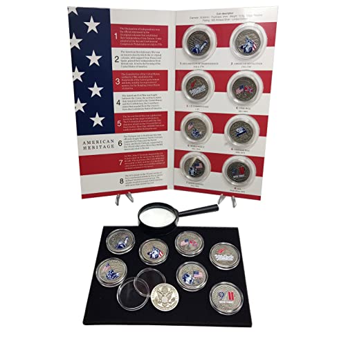 Us Coin Collection - 8 Rare Coins Of American Heritage - Collectible Coins - Coins For Collectors - Collectible Coin Sets - Connect To The Us History #TOP11