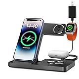 Estación de carga 3 en 1 para múltiples dispositivos, estación de carga inalámbrica para AirPods Pro/3/2