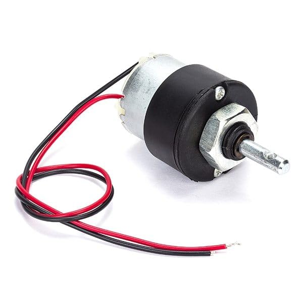 Image of Shockley 12V Dc Gear Motor Low Noise Motor With Metal Gears Centre Shaft Heavy Duty Motor for Robotics Grade A (60 RPM, 2 Piece)