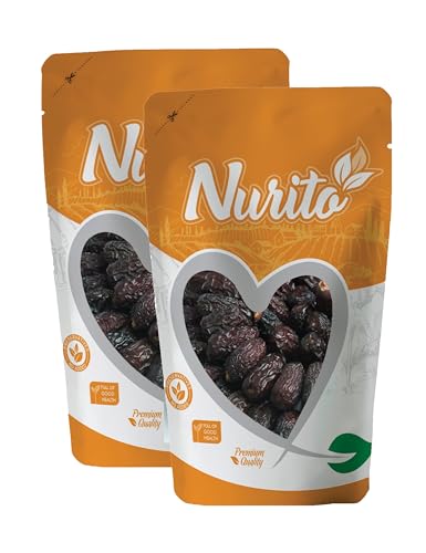 Nurito Khajoor 500 Grams (250gm X 2) \u2013 Traditional Dates | Rich in Vitamins, Minerals, and Natural Sweetness | High Quality Khajoor or Dates | Soft Khajur with Chewy Texture | No Added Sugar | Healthy Khajoor / Dates Dry fruit for Kids & Adults | Kharjura | Kharjoor