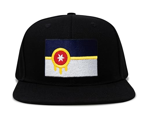 Image of International Tie City Hat for Men and Women, Adjustable Snapback Trucker Baseball Cap with Embroidered Patch