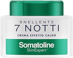 Somatoline SkinExpert, Snellente 7 Notti Crema Effetto Caldo, Trattamento Corpo Anticellulite, Ultra Intensivo con Estratto di Alga Rossa, 250ml