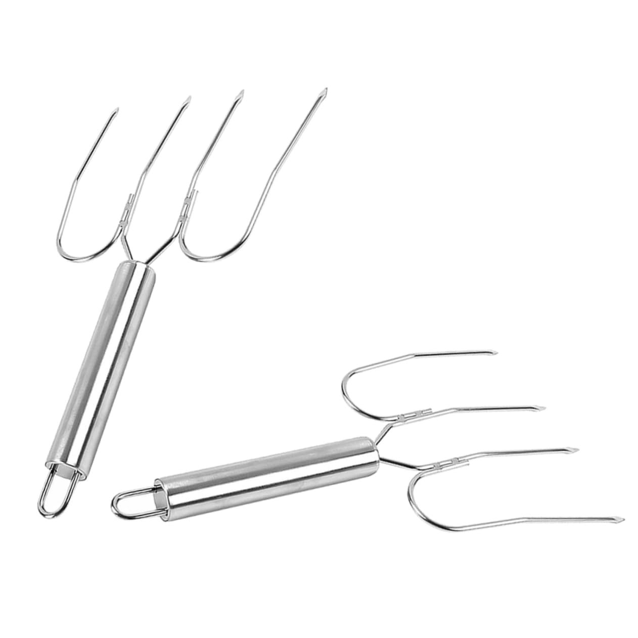 STOBAZA Pcs Turkey Lifting Forks Heavy Duty Poultry Chicken Forks Stainless Steel for Grilling