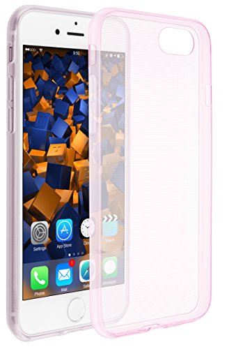 mumbi Protective Case for iPhone 4/4S, 5 °C, X 7, 7 Plus, 8/8 transparent rosa Slim iPhone 8/7