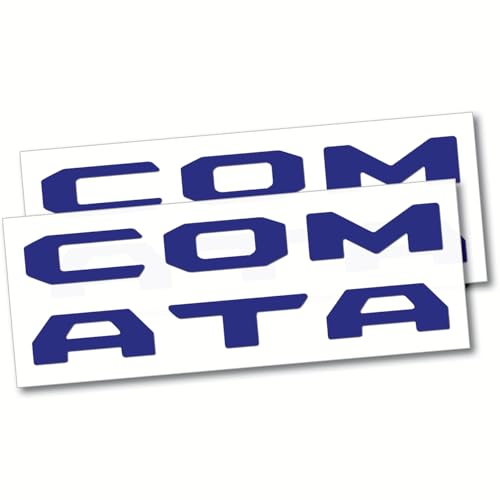 Image of (2 Sets) Prime Series UV Weatherproof Vinyl Decals Precut Letter Inserts Compatible Fits Tacoma Tailgate 2024-2026 (Gloss Navy)