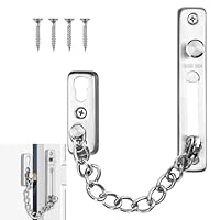 Catena Sicurezza Porta In Acciaio Inox | Blocco Antifurto | Per Casa E Hotel | Facile Installazione - Foto 5