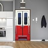 Esta pegatina de puerta 3D está hecha de material de PVC de alta calidad, que es ecológico y no tóxico, flexible y duradero, impermeable y a prueba de humedad, y no se decolora ni se deforma fácilmente. El material de PVC también tiene buena resistencia al desgaste y puede mantener colores brillantes después de un uso prolongado. Es adecuado para diversos ambientes interiores y agrega belleza tridimensional a su fachada.