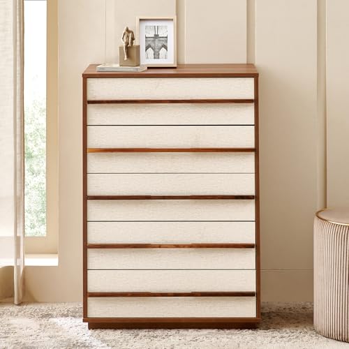 Image of Home Centre | Shoji Chest of 4 Drawers | Engineered Wood | Brown | 1 Year Warranty