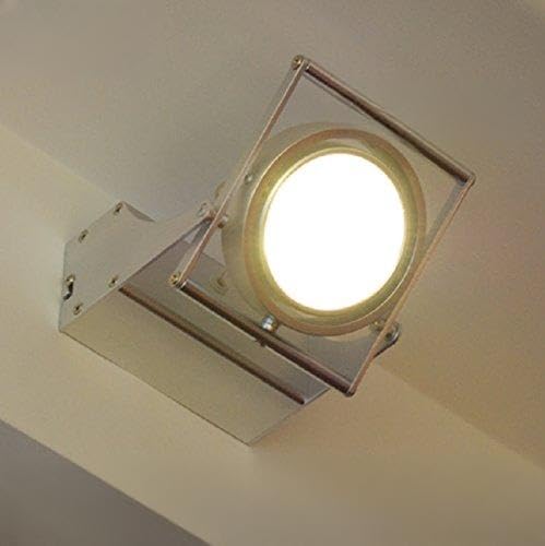 Aplique moderno orientable Lámpara LED de pared muro 5 W Foco Spot 230 V LED – luz blanco cálido