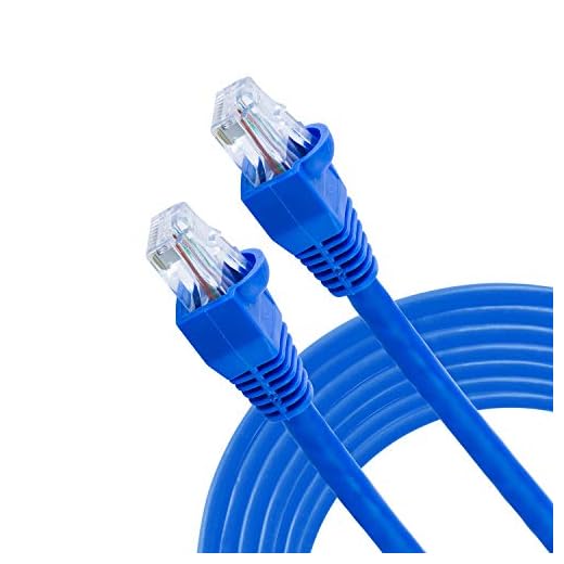 GE RJ11 High Speed Modem Cable, 14ft, 10x Faster than Standard Cable, Blue 35288