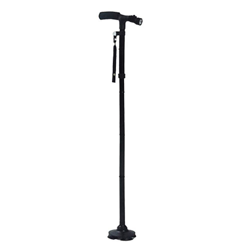 Bastón portátil bastón Plegable bastón de Trekking Altura Ligera Ajustable, con Mango ergonómico Acolchado para Personas Mayores con Artritis discapacitadas, muletas