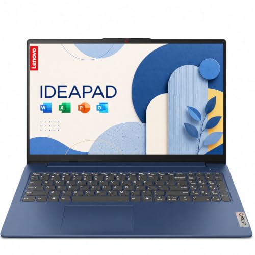 Image of Lenovo 15.6 inch Full HD IdeaPad Business Slim 3i Laptop, 2026-2027 Edition, Intel N150 CPU, 8GB LPDDR5 RAM, 128GB SSD, Windows 11 with Office 365