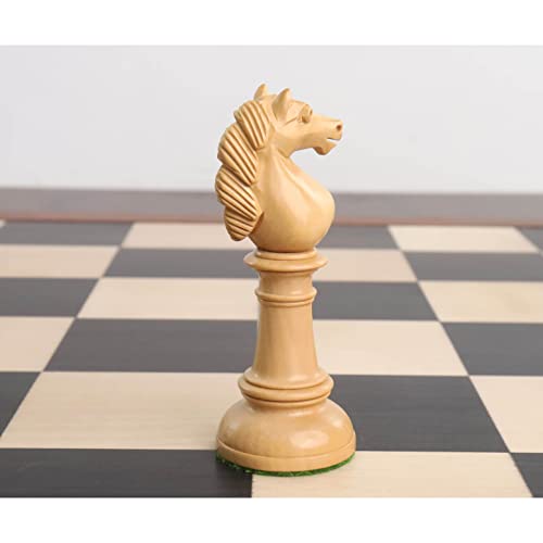 Jeu d'échecs verticaux en bois d'ébène de 10,2 cm d'Édimbourg Nord