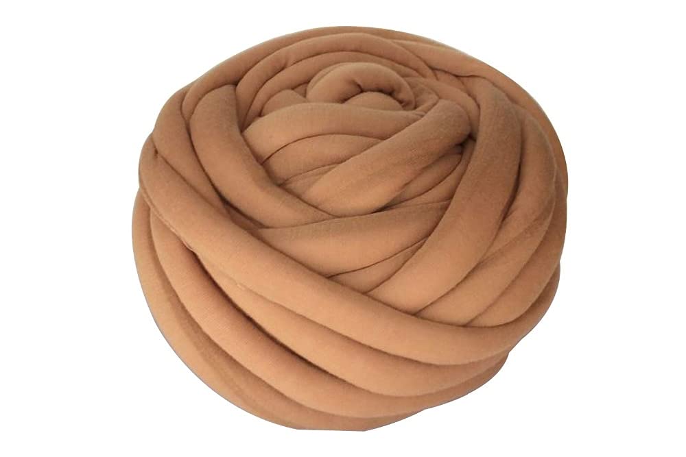 Włóczka Rainbow Wool 250g Chunky Knit Blanket, bawełniana, warkoczowa, super gruba, gruba, do robienia na drutach, szydełkowania (kolor: A)