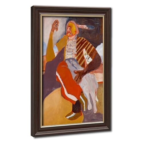 Toile Fritz Scholder impression Giclée d'art contemporain de haute qualité avec cadre