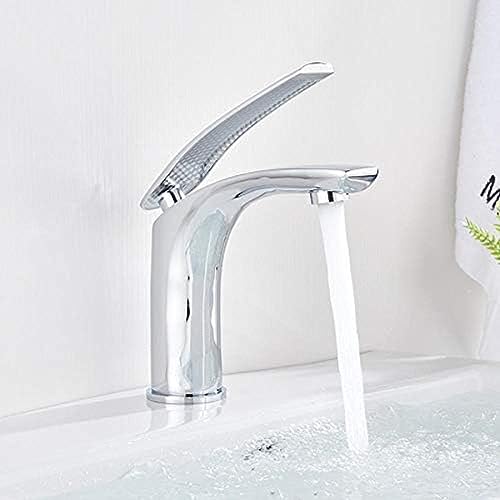 Robinet de salle de bains anti-éclaboussures à mitigeur cascade