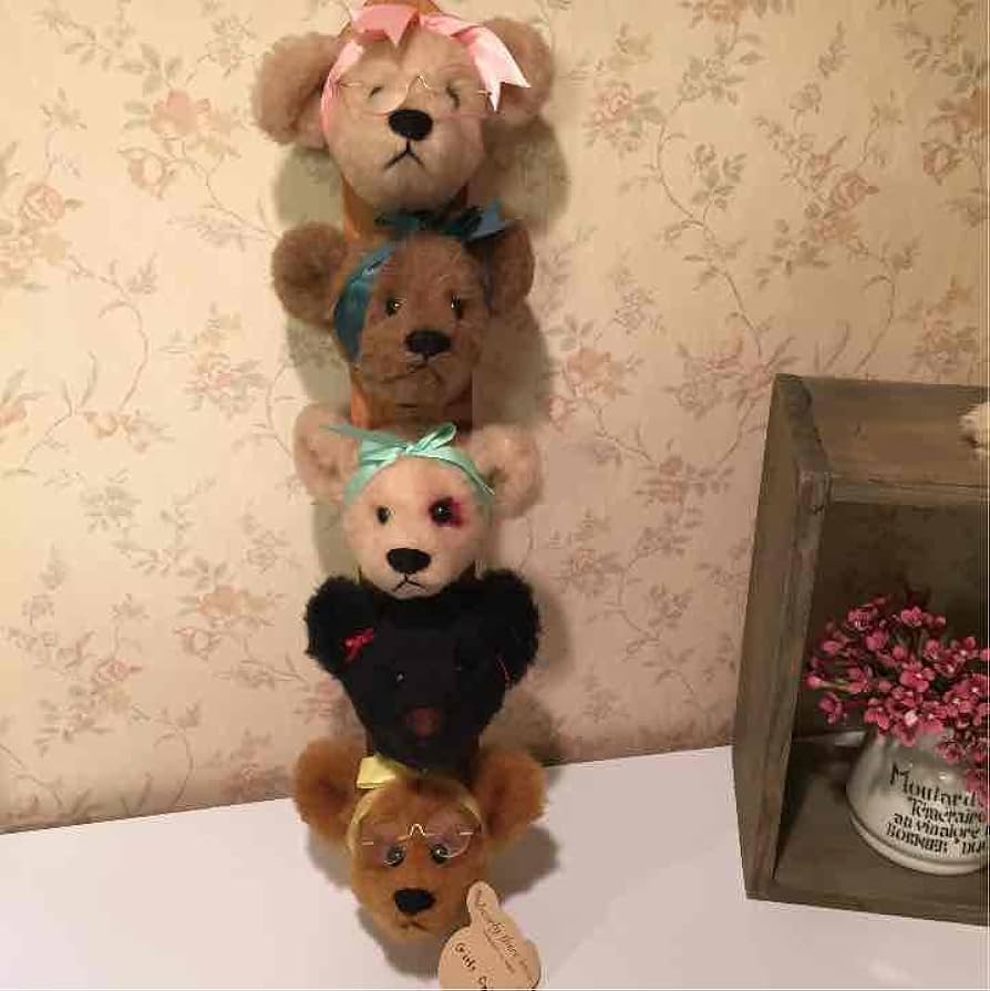 外国製 USA くまさんオブジェ壁掛け