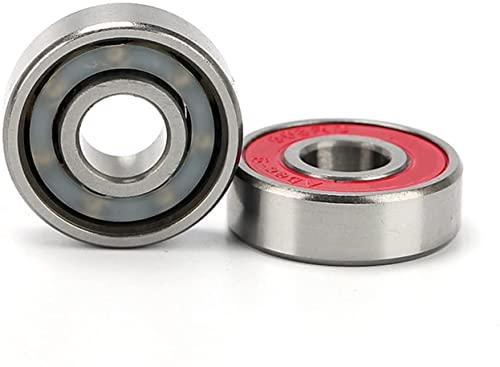 Rodamiento de patín ABEC 9 de alta velocidad con sello rojo para ruedas de longboard y spiner 2