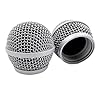 HUMARH 2-Pack Replacement Steel Grill Mesh Ball Head for Shure PG48 PG58 PGX2 BLX288 PG288 PGX24 Microphone Repair Parts #3