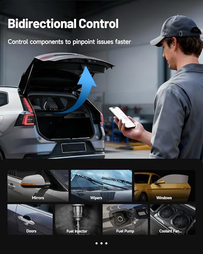 TOPDON TopScan Pro OBD2 Scanner Bluetooth, Bi-Directional Scan Tool for iPhone & Android with All System, 13+ Hot Reset  - Additional View
