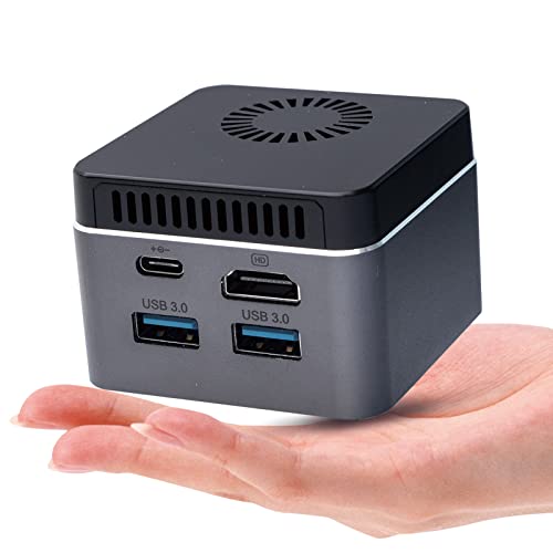 Mac Mini 2020 TOPOSH Mini PC de Escritorio con Windows 10, Mini computadora Portátil de Bolsillo, 8GB, 256GB RAM, Celeron J4125 Quad Core...