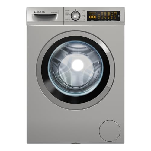 Aspes Lavadora 10Kg Carga Frontal Inox AL10401AIDVBX. 2200W, 1400rpm, 15 Programas, Función Stop&Go, Clase de Eficiencia Energética A