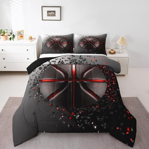 Image of Feelyou Basketball Cool Bedding Set Full Size for Kids Teens