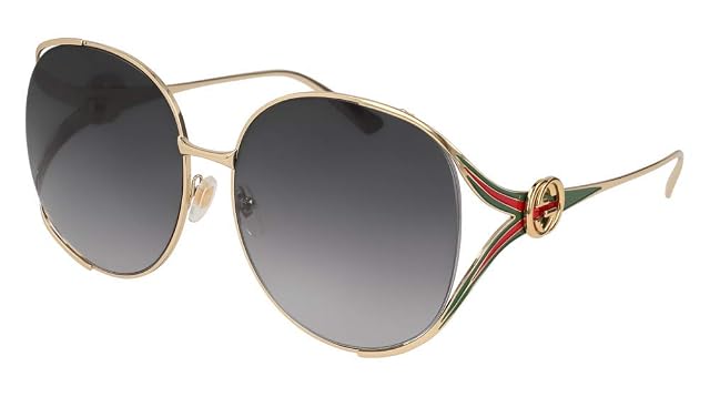 Gucci - GG0225S-001-gold Gold 1 Grey 63