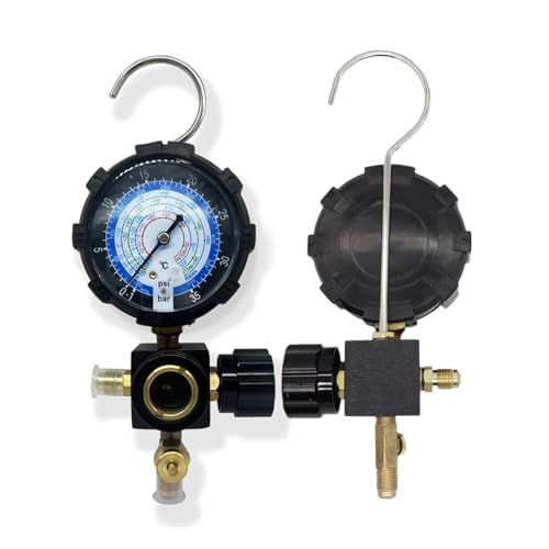 エアコンマニホールドゲージはR22/R410A/R134A/R404A冷媒の圧力を解放できます。診断充填圧力ゲージ(LOW 1PCS)