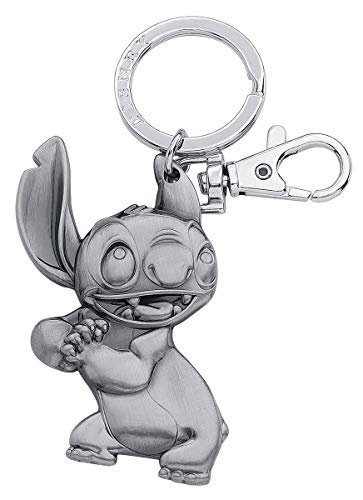 Disney Stitch Pewter Key Ring Silver, 3" #TOP2