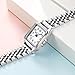 VXFAIZY Reloj Cuadrado Delicado para Mujer con NÚMeros ArÁBigos FÁCiles De Leer Imagen de VXFAIZY Reloj Cuadrado Delicado para Mujer con NÚMeros ArÁBigos FÁCiles De Leer