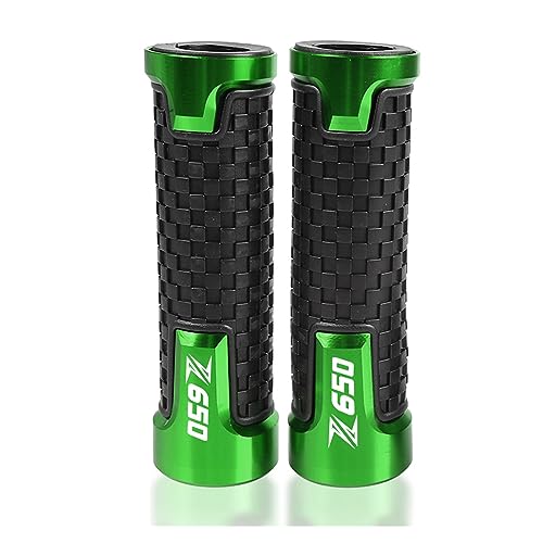 GMBAIH Für Kawasaki Z650 Z 650 16 17 2018 2019 2020 2021 2022 2023 Hand Bar Ends Lenker Griffe Griff Hand Kappen(Grün)