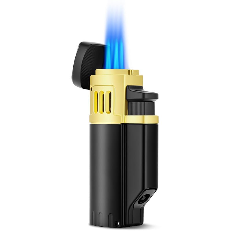 Encendedor multifuncional con soporte oculto cuatro fuegos CB-24K4 miniatura 6