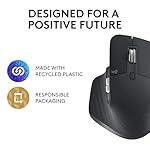 Logitech MX Master 3S Wireless Mouse Standard Edition with Logi Bolt USB Receiver, Ultra-fast Scrolling, Ergo, 8K DPI, Track on Glass, Quiet Clicks, USB-C, Bluetooth, Windows, Linux, Chrome - Graphite - Image 5
