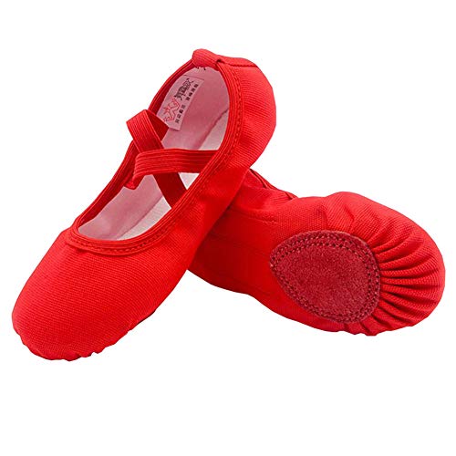 Girls Breathable Canvas Ballet Practice Shoes Yoga Shoes for Dancing