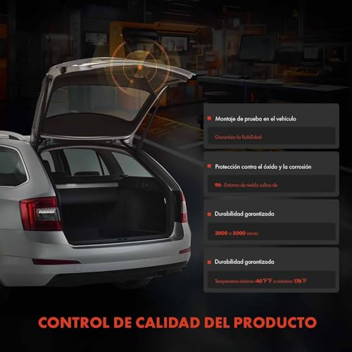 Miniatura 6 de Frankberg Cerradura De Puerta Trasera Maletero De 4 Polos Compatibles Con Golf V Golf Vi Golf Plus T.O.R.A.N P.A.S.S.A.T. Leon Toledo Iii Altea Replace 1k6827505e 5k0827505a