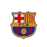 OFFICIALCRESTS - Escudo F.C. Barcelona Portátil con Luz Led, Producto Oficial, Batería Recargable, 3 Modos de Luz, para Mochila, Gorra o Camiseta, Regalo Ideal para Hinchas y Amantes del Fútbol