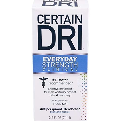 Certain DRI AM Antiperspirant/Deodorant Morning Fresh Scent Roll-on, 2.5 oz Per Pack (2 Packs)