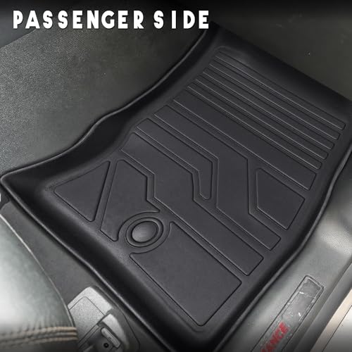 Image of KARPAL Floor Mats for 2020-2025 Ford Explorer (Fit 6 & 7 Seat), Custom Fit TPE All Weather Ford Explorer Accessories 1st & 2nd & 3th Row Floor Liner & Trunk Mat with Backrest Mat