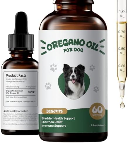 Organic Oregano Oil for Dogs Drops