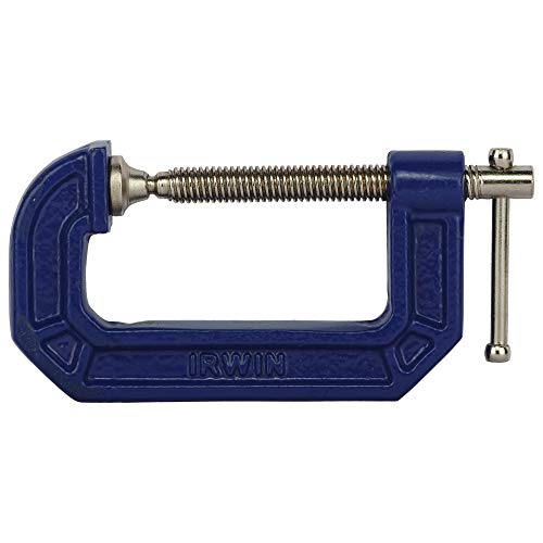 IRWIN Tools QUICK-GRIP C-Clamp, 2-1/2-inch, 1-3/8-inch Throat Depth (2025102)