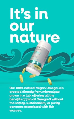 Vegan-Omega-3-Supplement-60-Capsules--Omega-3-EPA-Vitamin-D3-DHA-Supplements-Algae-Omega-3-Vegan-Supplements-for-Brain-Eye-Heart-Health--Omega-3-for-Kids-Adults