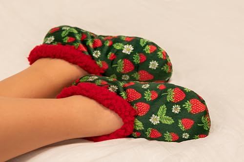 Image of Lazy One Fuzzy Feet Slippers for Women, Cute Fleece-Lined House Slippers, Cute Slipper Socks