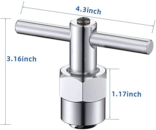 1222 Shower Cartridge With 104421 Puller Removal Tool Replacement For Moen, Compatible With Moen One-Hanlde Posi-Temp Faucet #TOP2